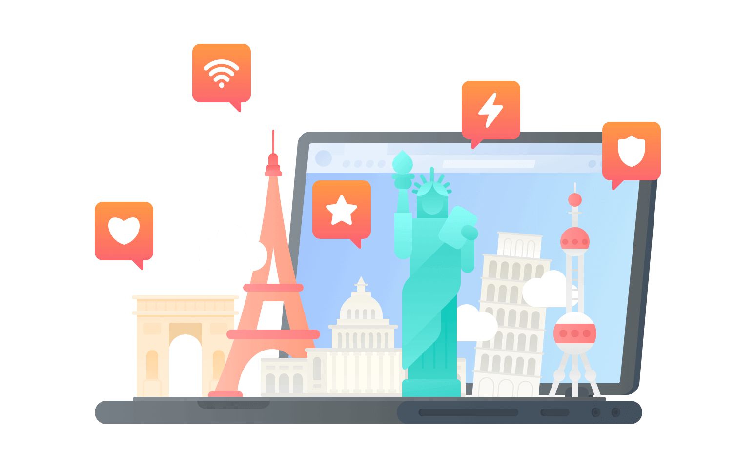 在加蓬连接到中国的加速器 - 大陆VPN